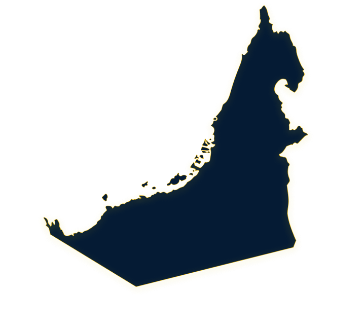 Map of the UAE